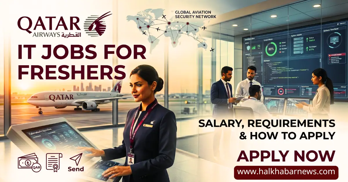 Qatar Airways IT Jobs for Freshers 2026: Salary, Requirements & How to Apply