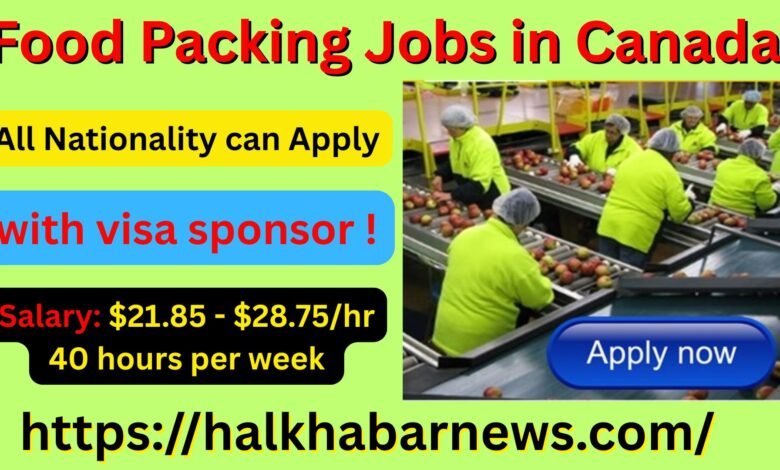 Food Packing Jobs in Canada