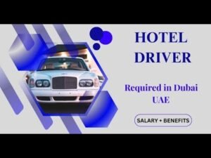5 star hotel Driver jobs in Dubai