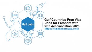Gulf Countries Free Visa Jobs for Freshers with Accommodation 2026Gulf Countries Free Visa Jobs for Freshers with Accommodation 2026