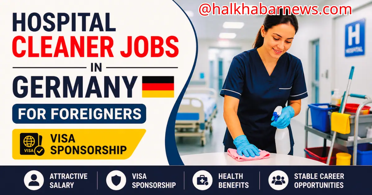 Hospital Cleaner Jobs in Germany for Foreigners 2026  Visa Sponsorship