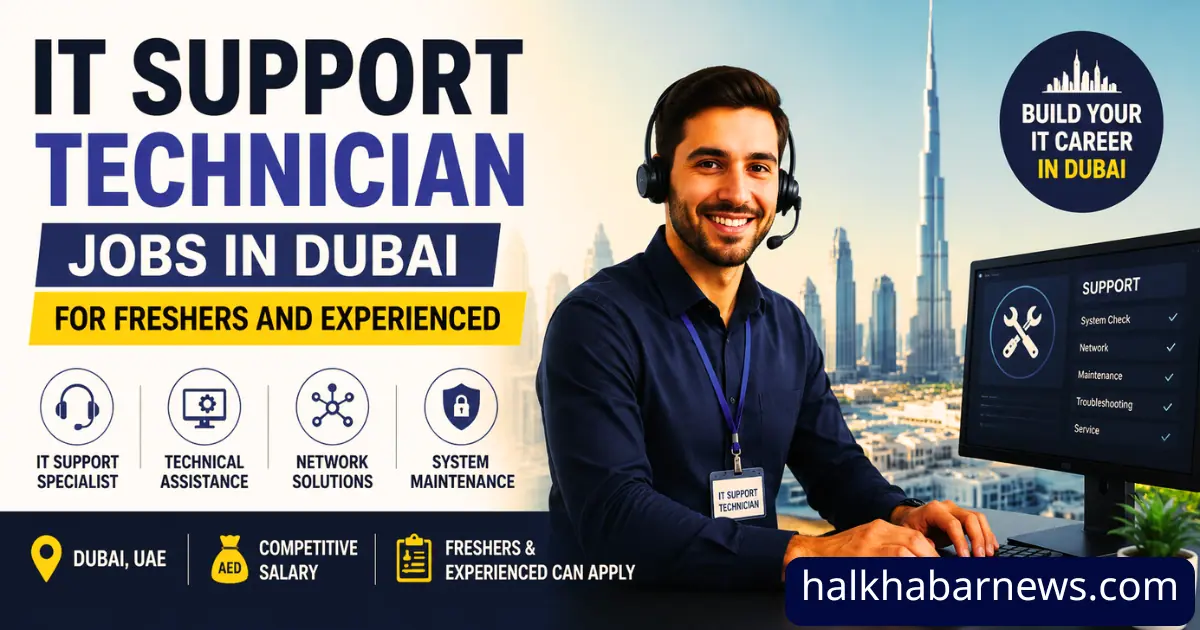 IT Support Technician Jobs in Dubai