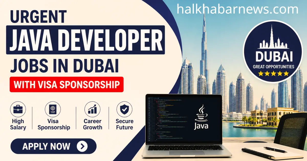 Urgent Java Developer Jobs in Dubai with Visa Sponsorship