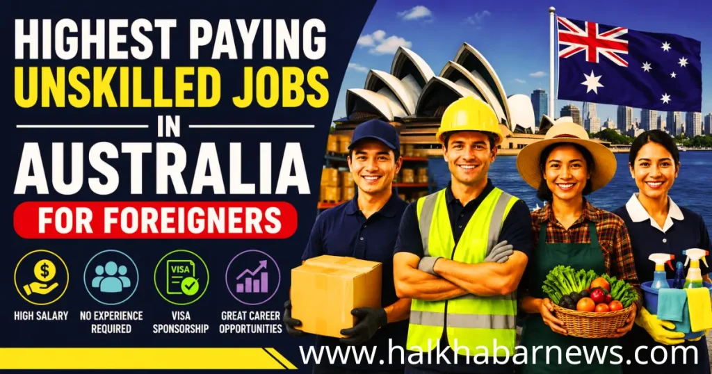 Highest Paying Unskilled Jobs in Australia
